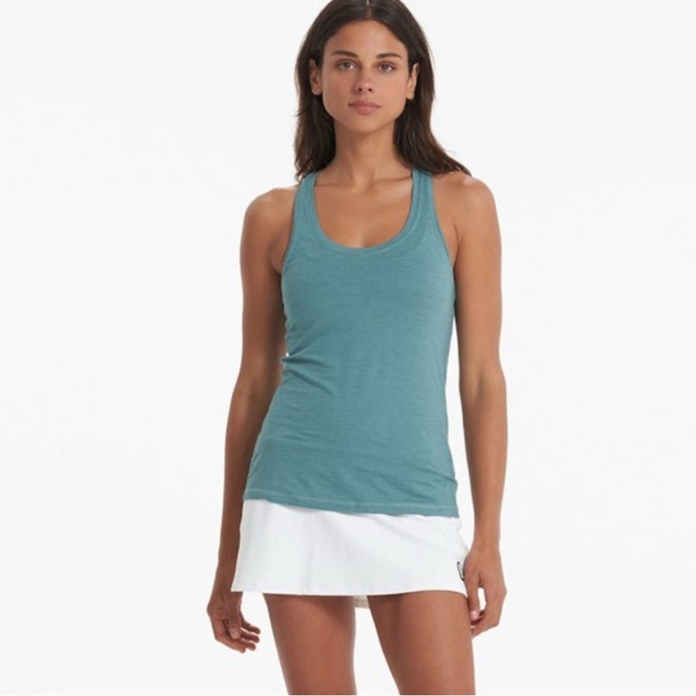 Vuori Teal Racerback Tank Top - Picture 2 of 7